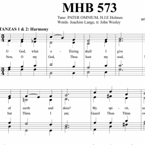 MHB 573 arr. Augustine Sobeng