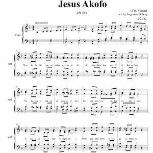 JESUS AKOFO  arr. AUGUSTINE SOBENG